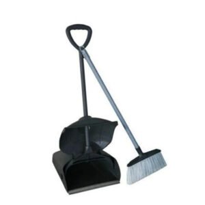 Dust Pan With Lid & Brush
