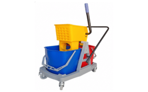 Double Mop Bucket Trolley Plastic frame