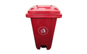 Garbage Bin with Wheel & Pedal