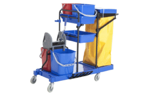 Janitor Cart Heavy Duty Blue