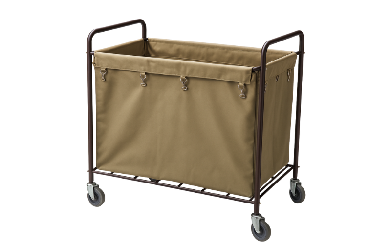 LAUNDRY CART WITH STEEL FRAME