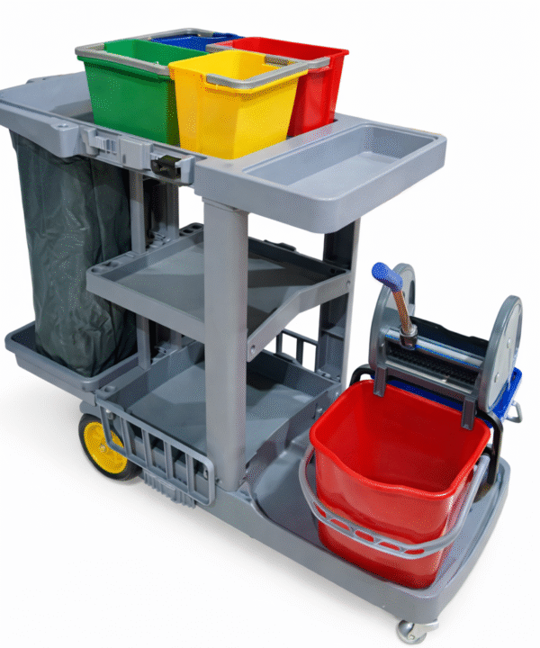 Multipurpose Janitor Cart Heavy Duty Grey