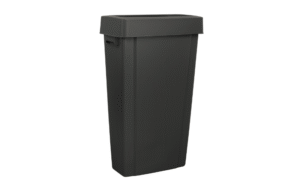 Open Rectangular Waste Bin Grey 80 Ltr
