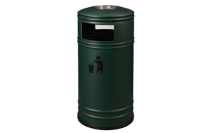 Outdoor Ashtray Bin Green 45 Ltr