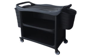 Serving Cart with Side Basket