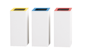 Open Top Recycle Bin 3 In 1