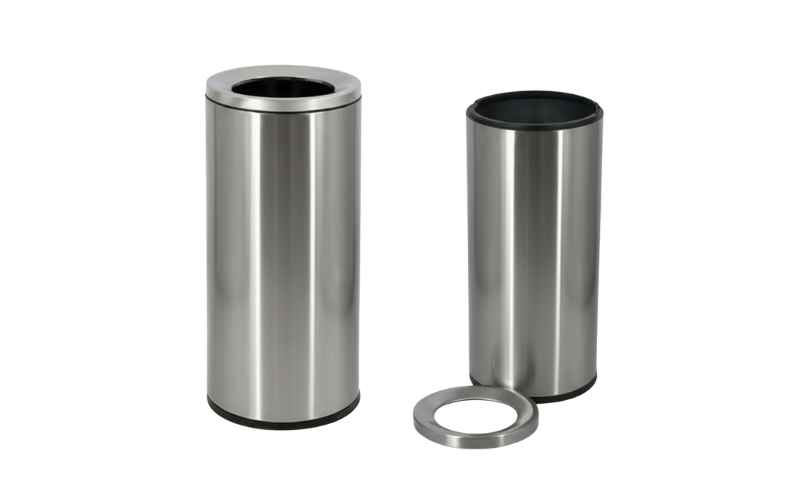 SS ROUND OPEN BIN 30LTR